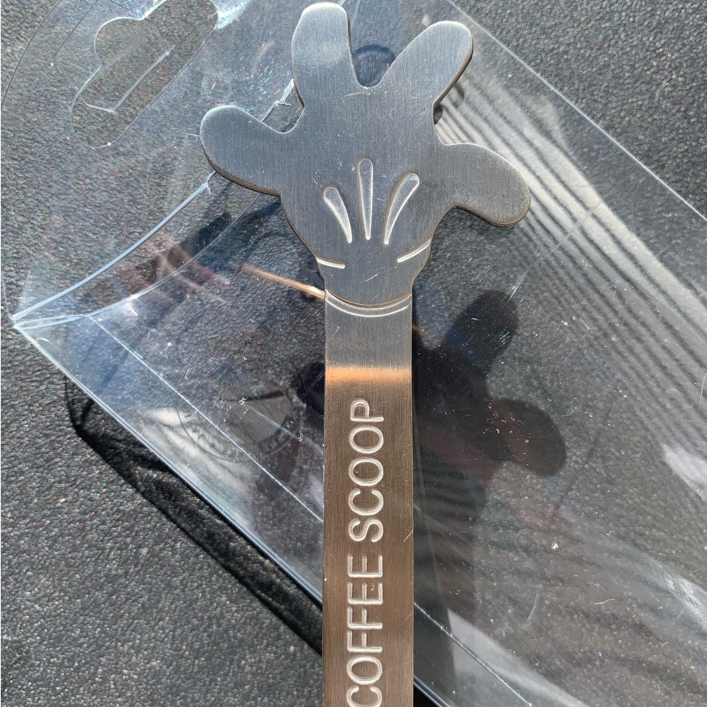 ‼️SOLD Disney Parks Mickey Mouse Really Swell 2T Coffee Scoop Spoon NIB